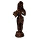 Brass Deep Lakshmi Statue Holding Oil Lamp